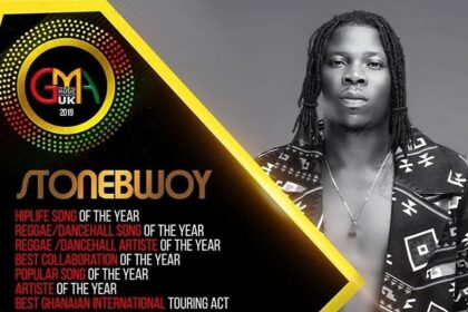 Stonebwoy Grabs 7 Nominations At Ghana Music Awards Uk 2019
