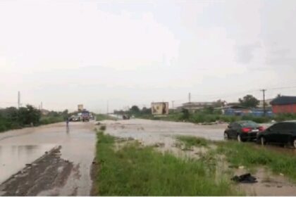 Accra-Tema Motorway Flooded