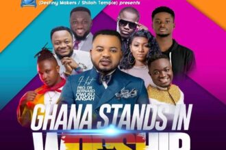 Kuami Eugene, Wendy Shay, Kelvyn Boy, Cwesi Oteng and Others For Ghana Stands In Worship In December 16 Ghana Stands In Worship Townflex