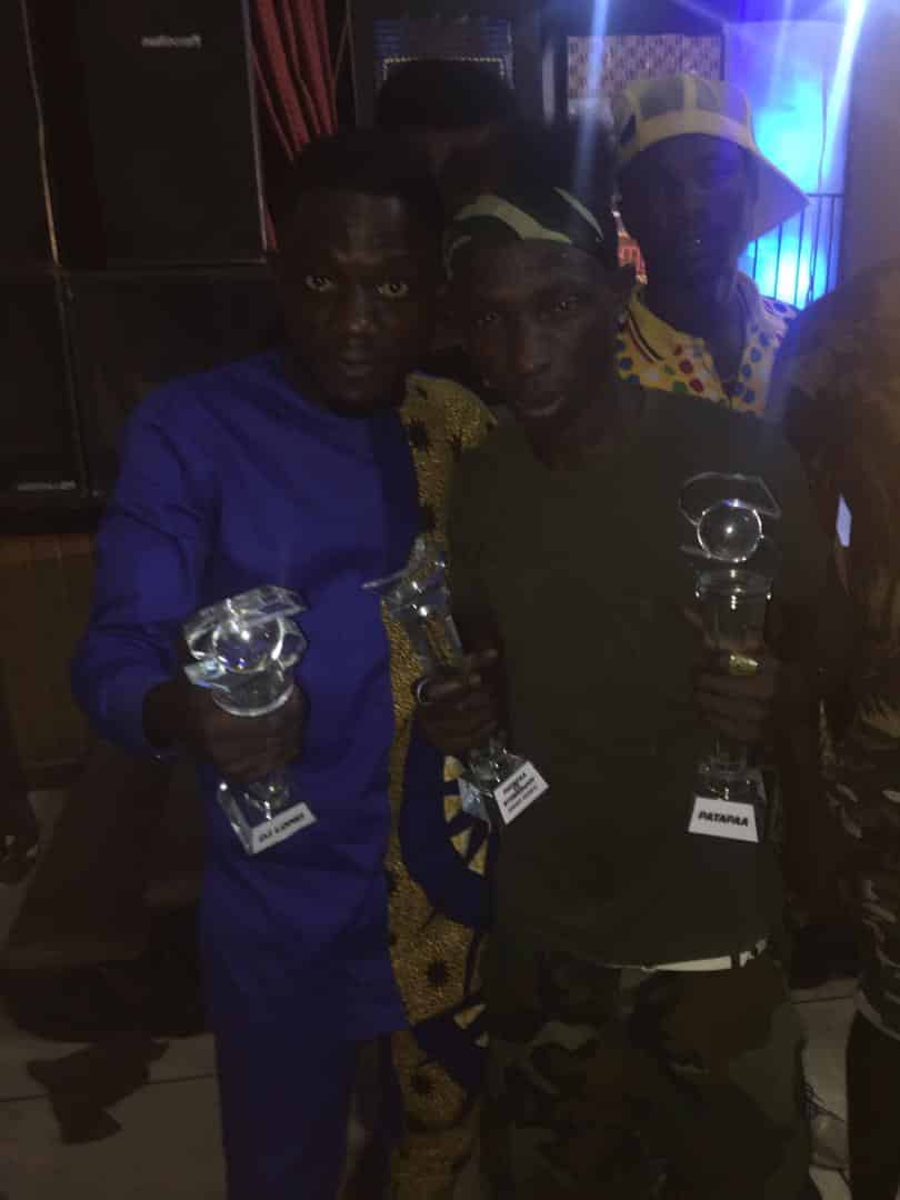 Award winners Dj lomo and patapaa