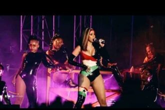 Cardi B in Ghana energetic performance Townflex