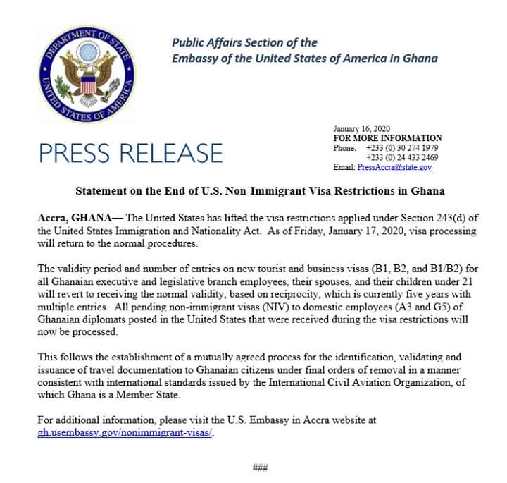 Us Embassy Press Statement: Townflex