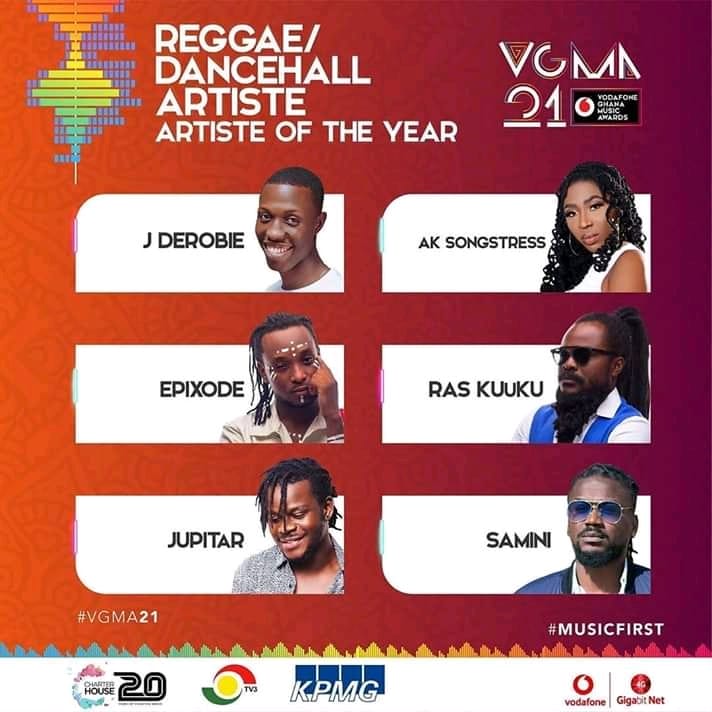 Vgma 2020 Reggae / Dancehall Artiste of the Year