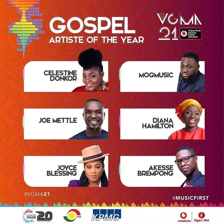 Vgma 2020 Gospel Artiste of the Year