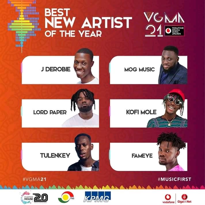 Vgma 2020 Best New Artiste Of The Year