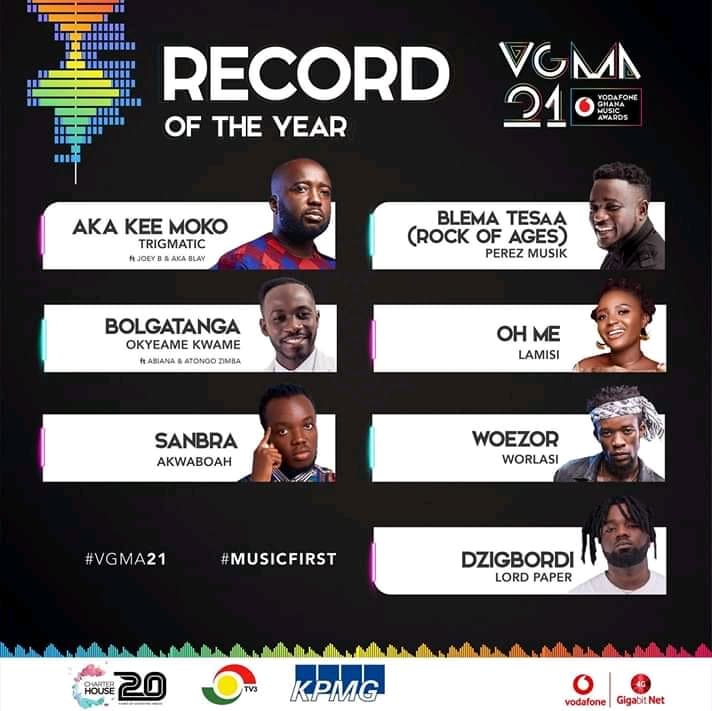 Vgma 2020 Record Of The Year
