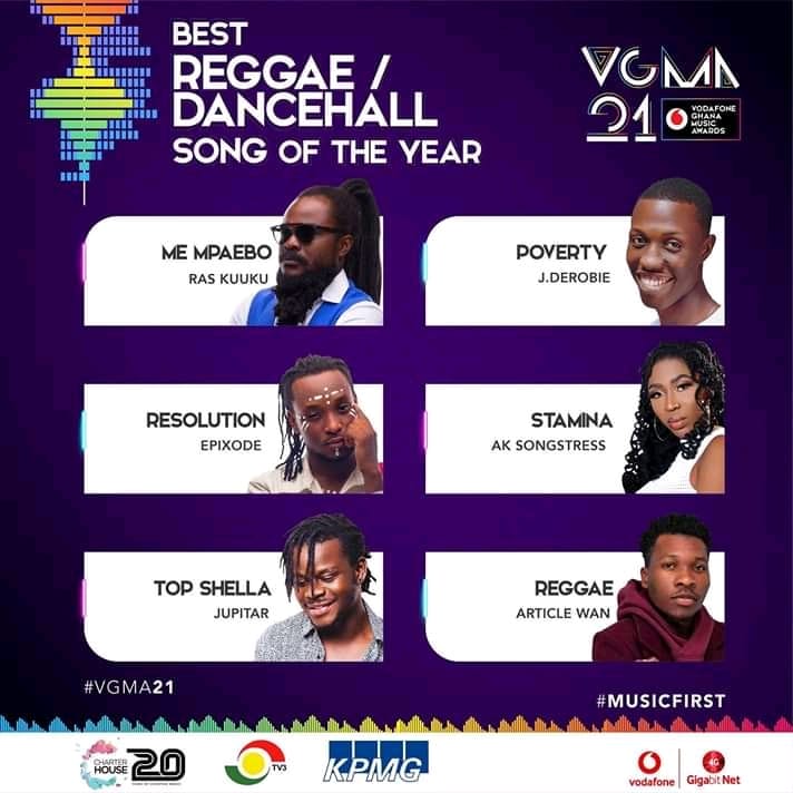 VGMA 2020: Here's The Complete List Of Nominees