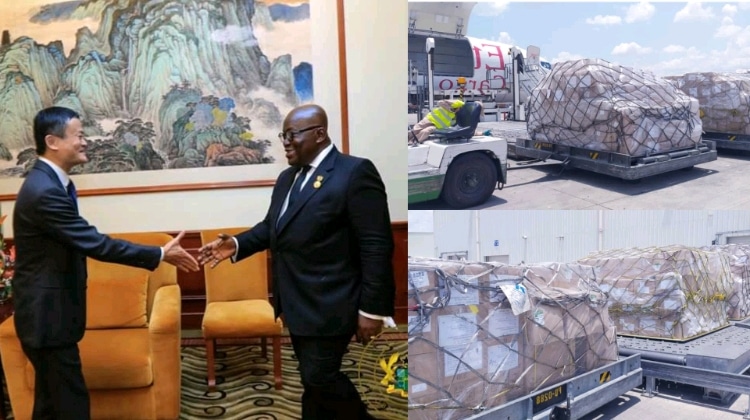 Ghana recieves medical supply from Jack Ma foundation