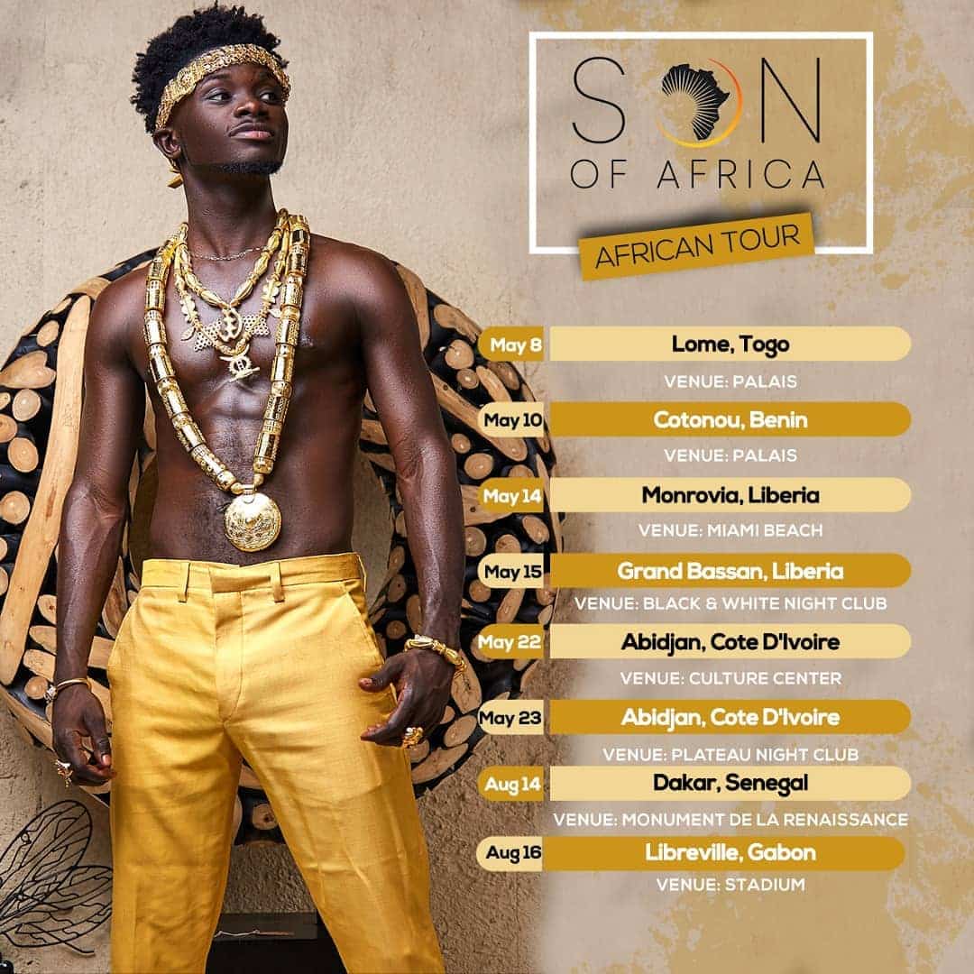 Here Are All The Details For Kuami Eugene's "Son Of African Tour” 2020 2 Kuami Eugene Son Of Africa Tour 2020