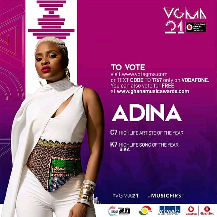 Vgma 2020: Here's How To Vote For Your Favourite Artiste To Win on TownFlex