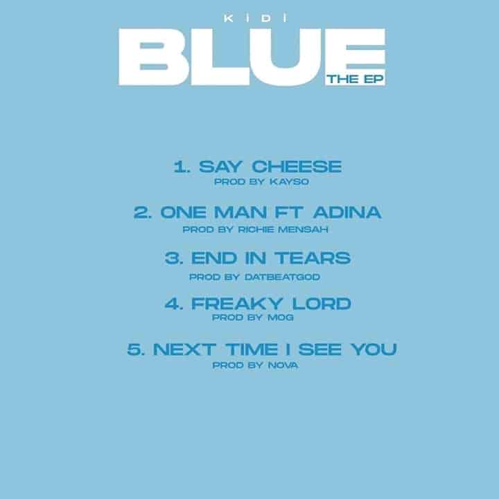 KiDi BLUE EP tracklist