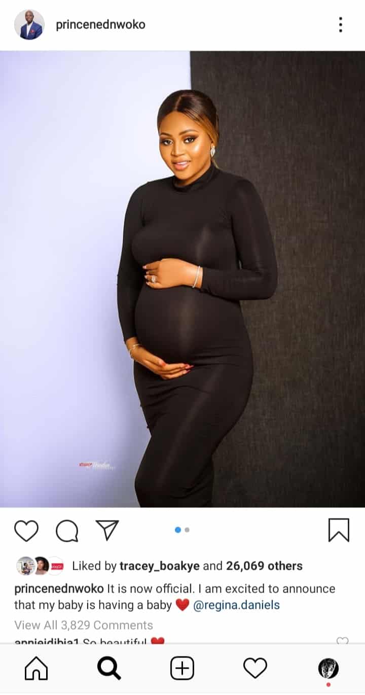 Rumours Confirmed: Pregnant Regina Daniels And Billionaire Husband Are ...