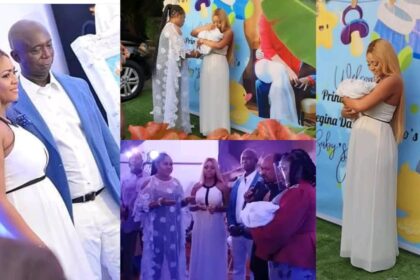 Photos And Videos From The Naming Ceremony Of Regina Daniels and Ned Nwoko's Son