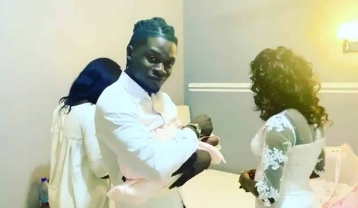 Watch Video: Kuami Eugene Welcomes First Child, A Baby Girl