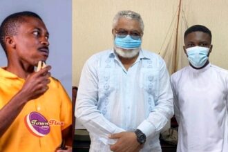 Clemento Suarez Meets Childhood Hero Ex President J.J Rawlings: Watch Funny Moments