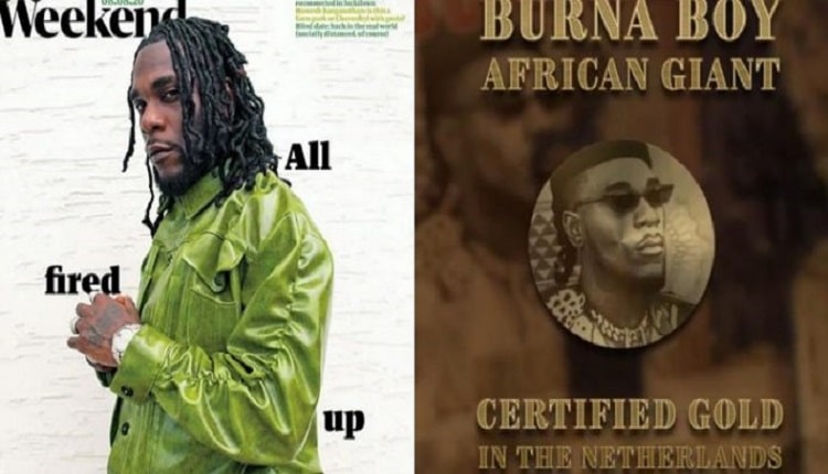 Burna Boy’s Album, African Giant Certified Gold In Netherlands