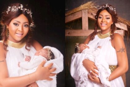 Mother And Son Affair: Regina Daniels Shares Adorable Photos “I promise To Be Your Best Friend”