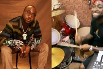  Davido drumming in church: