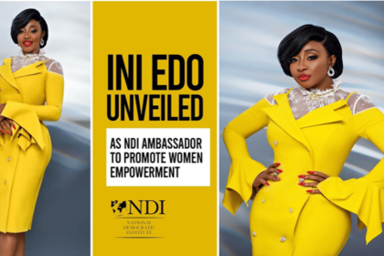 Ini Edo as tIni Edo as NDI ambassador for women empowerment in Nigeriaheir ambassador for women empowerment in Nigeria