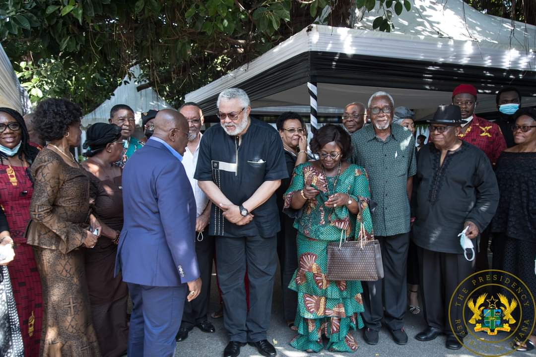 Akufo-Addo visit Rawlings, to sympathize with him
