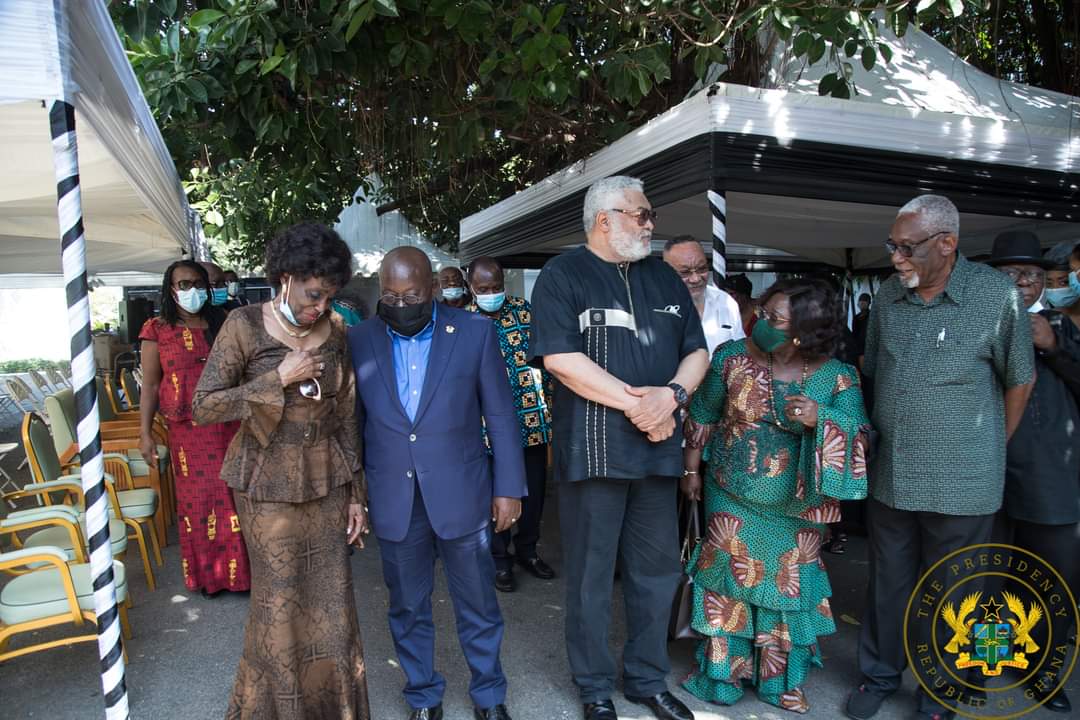 Akufo-Addo visit Rawlings, to sympathize with him
