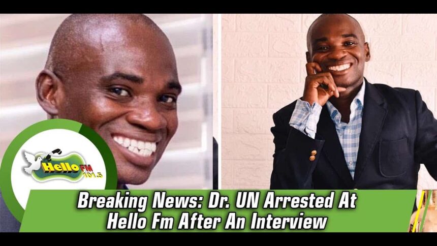 Dr UN arrested