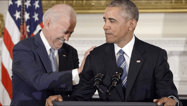 Barack Obama and Joe Biden