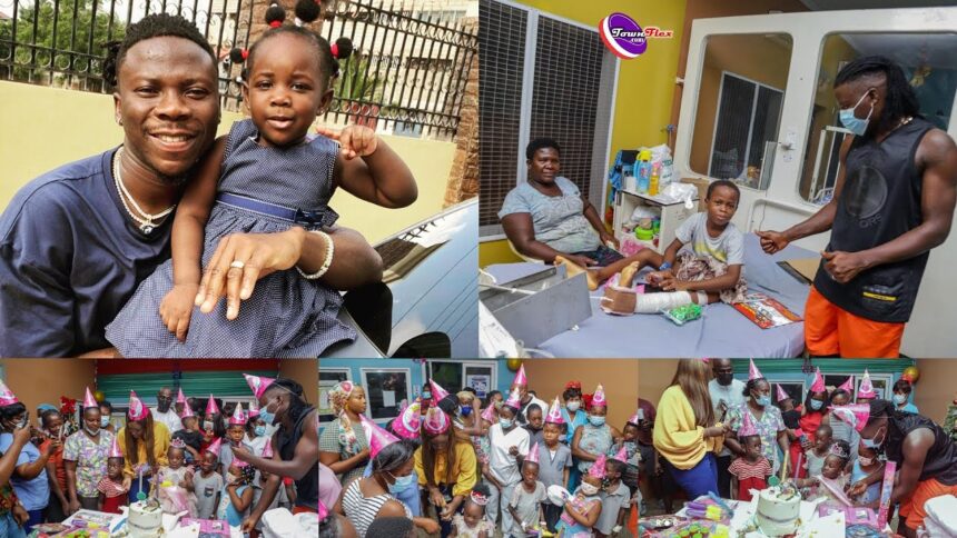 Stonebwoy pays the hospital bills for children at the 37 Military hospital (Photos + Video) 1 Stonebwoy pays the hospital bills for children at the 37 Military hospital