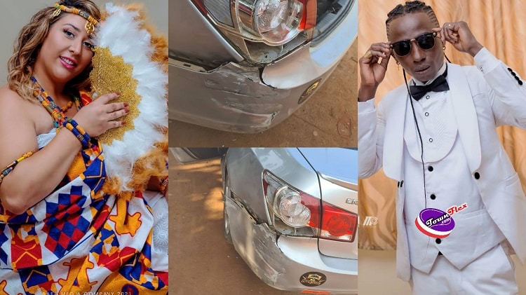 Patapaa and wife survives car accident