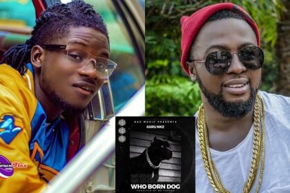 Kuami Eugene Drops First Reaction After Guru Punched Him In A Diss Song "Who Born Dog"