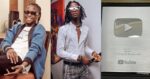 Video: Laycon gets a YouTube Silver Creator Award for surpassing 100,000 subscribers