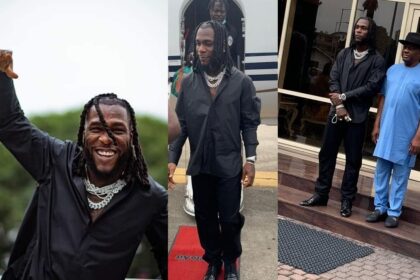 Burna Boy Visits Rivers State Governor Wike