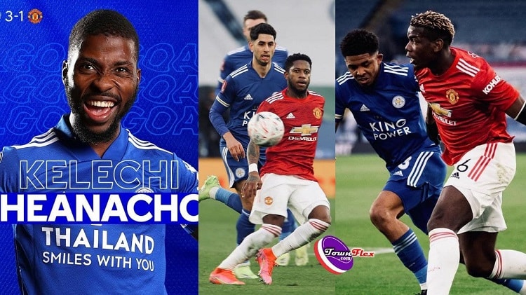 Iheanacho Destroyed united as he score brace for Leicester