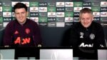 Watch Video As Manchester's Solskjaer & Maguire react to AC Milan draw