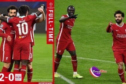 Liverpool 2-0 RB Leipzig (Agg: 4-0): Jurgen klopp's side reach Champions league quarter-finals