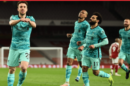 Arsenal 0-3 Liverpool: Diogo Jota scores twice after coming on from bench