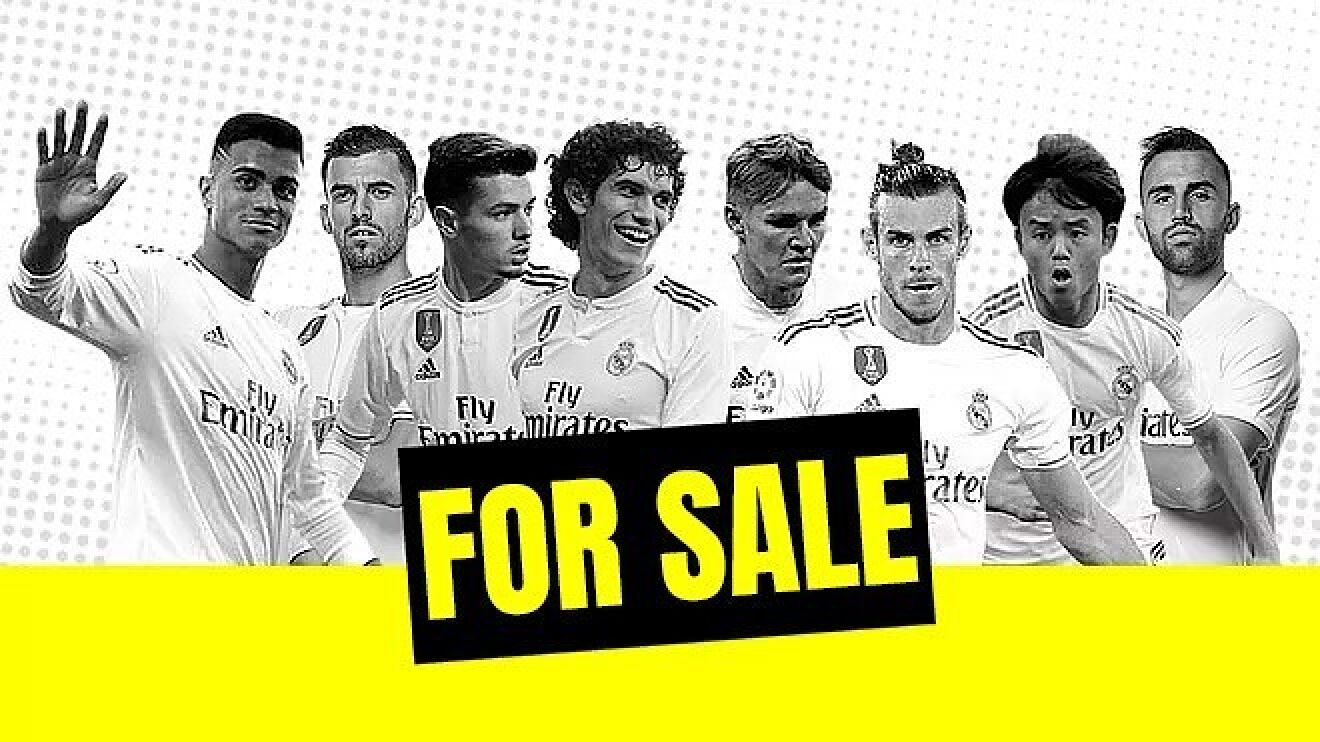 Real Madrid placed 10 players on the transfer list for sale