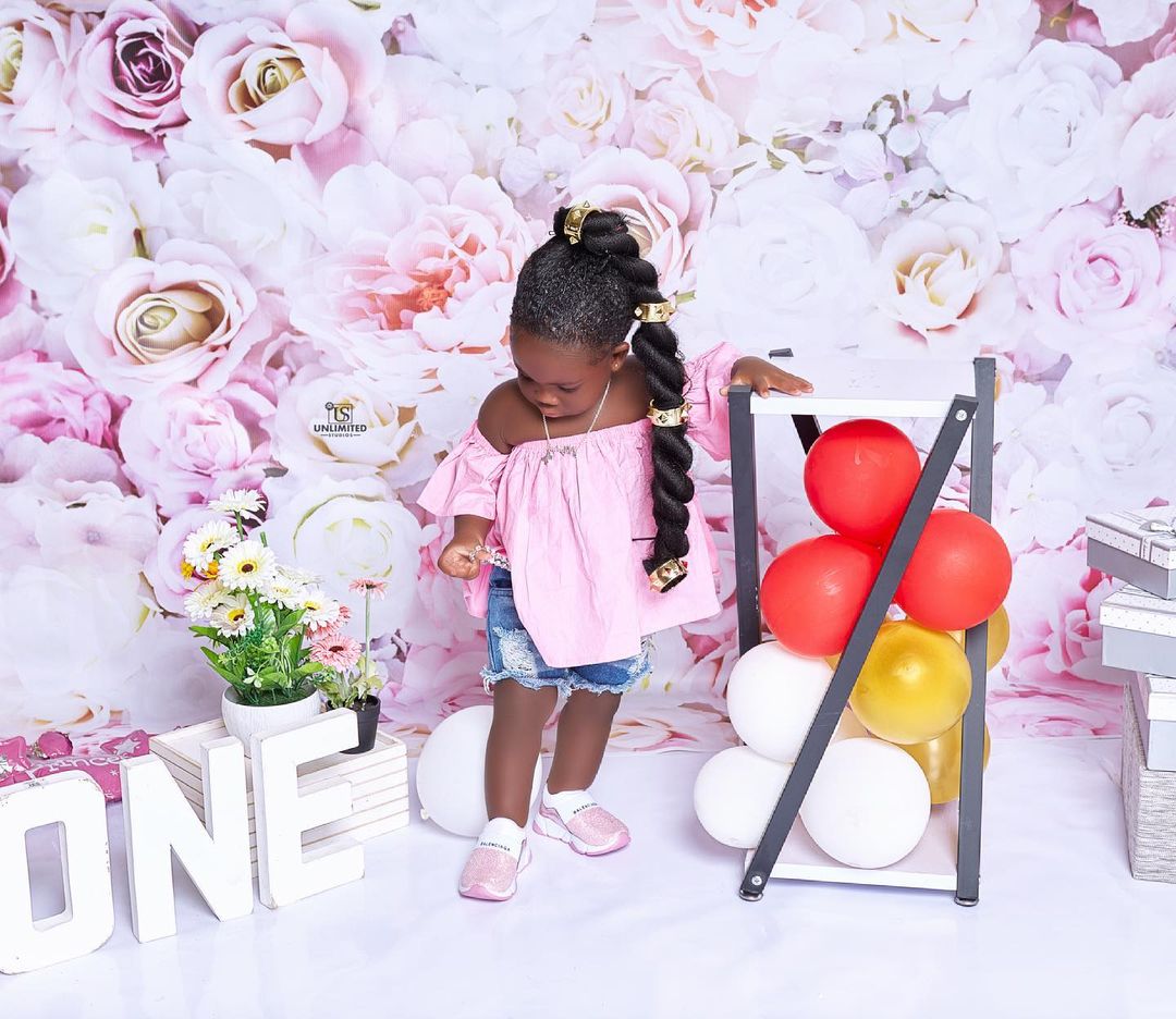 Tracey Boakye's daughter, Nana Akua Nhyira celebrates 1st birthday [See Adorable Photos]