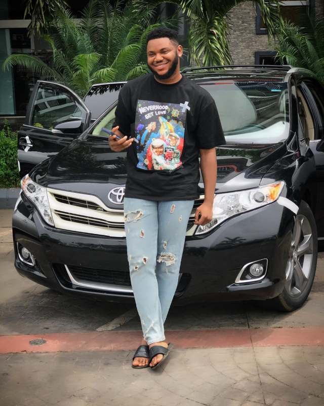 Nigeria Actor Somadina Adinma Gifts Himself A brand New Car Before His Birthday