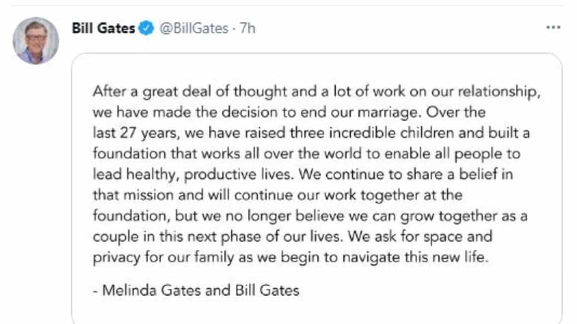 Bill and Melinda Gates divorce