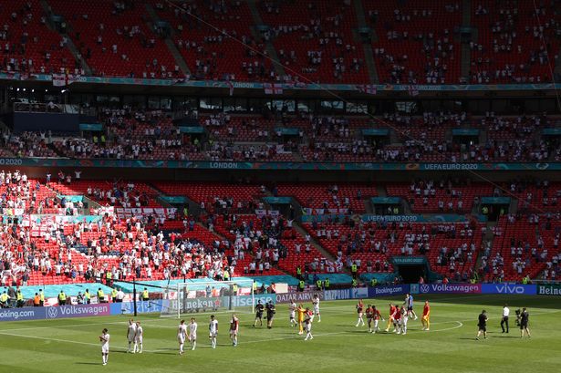 England fan in a serious condition after falling from a stand at Wembley Stadium on Sunday following England's Euro 2020 opener against Croatia