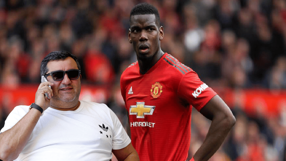 Mino Raiola meets with PSG chief to discuss Paul Pogba amid Man Utd transfer uncertainty