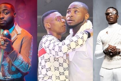 Davido shares video of Wizkid jamming to his song in a Private Jet