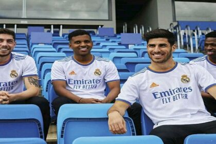 Real Madrid unveils their home kit for 2021-2022 season.