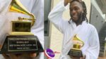 Burna Boy Receives Grammy Awards Plaque