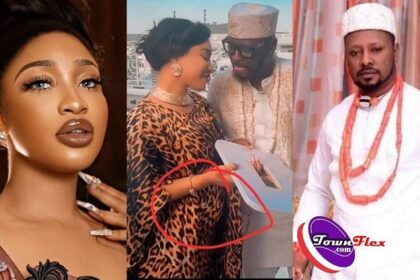 Pregnancy Rumors Confirmed As Tonto Dikeh Shows Of Baby Bump In New Video