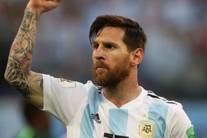 Messi equalled Javier Mascherano's record for most Argentina appearances with his 147th cap