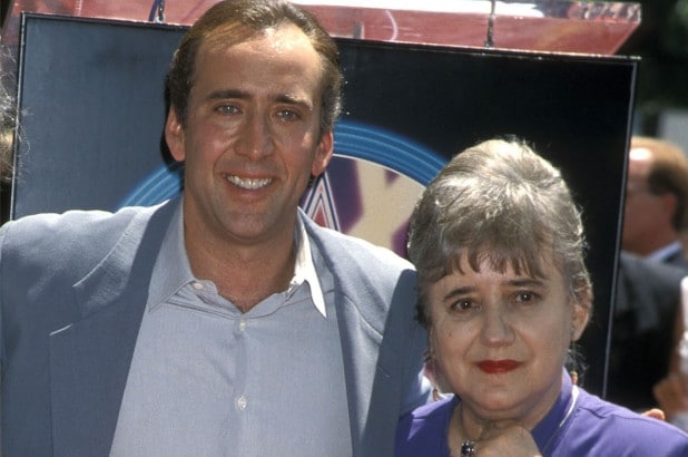 Nicolas Cage’s mom, Joy Vogelsang, dead at 85