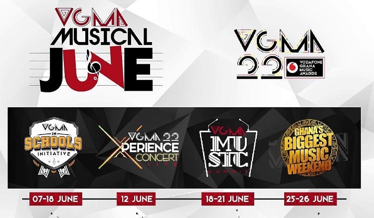 Vodafone Ghana Music Awards 2021 Slated for June 25-26