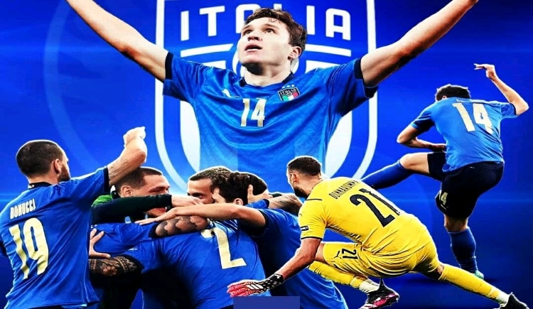 Italy beat Spain 4-2 on penalties to secure a spot in the finals and awaits England or Denmark. 